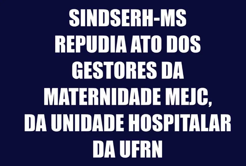 NOTA DE REPÚDIO