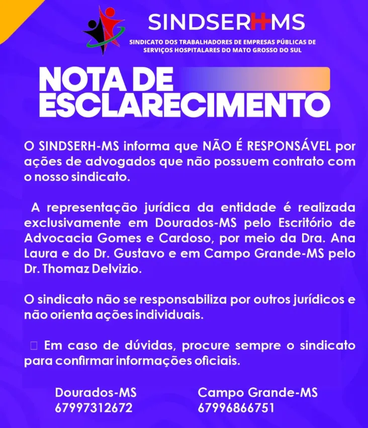 Nota de esclarecimento