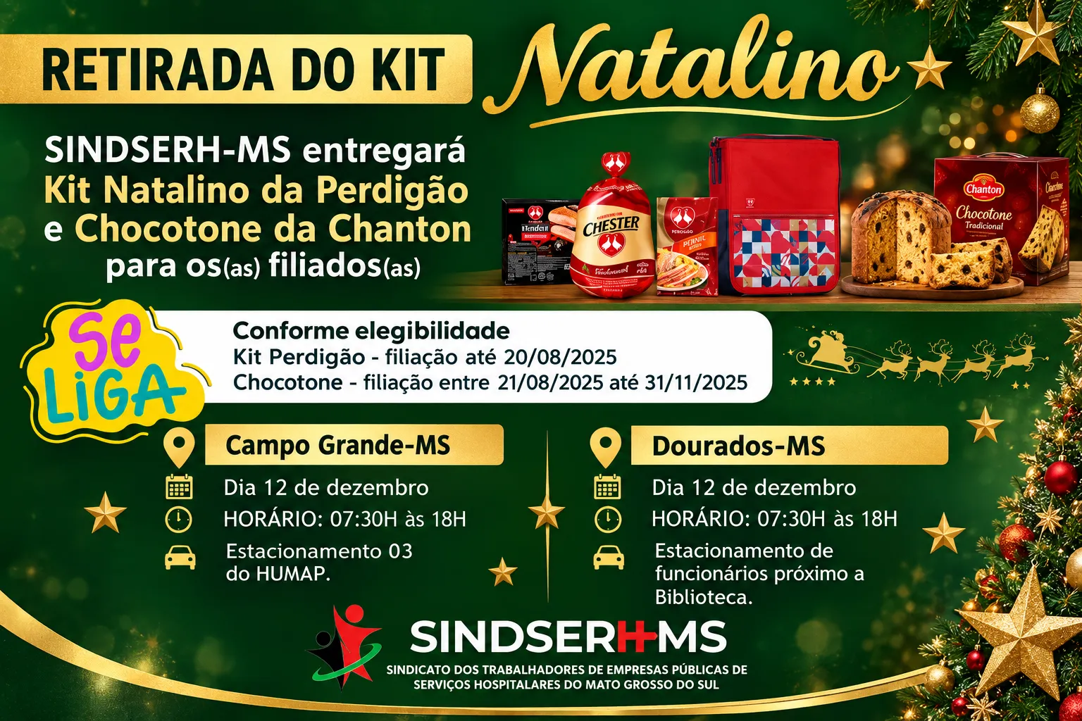 EVENTO DE NATAL SINDSERH-MS 2025