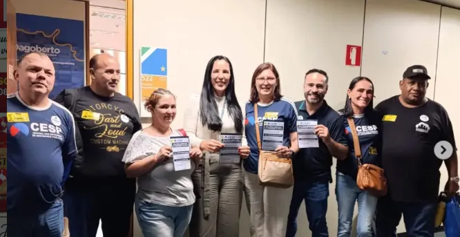✅ No Dia do Servidor, dirigentes do SINDSERH-MS e da CESP CENTRAL SINDICAL visitam gabinetes e entregam pautas de reivindicações no Congresso Nacional