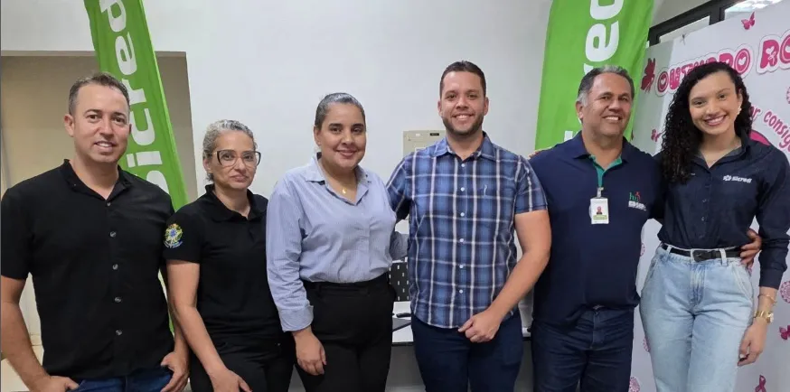 SINDSERH-MS recebeu a equipe do Sicredi no HU-UFGD
