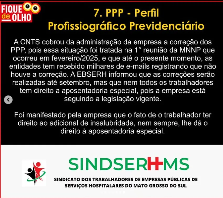 CNTS cobra correção