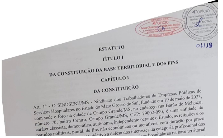 Conquista: Registro Sindical