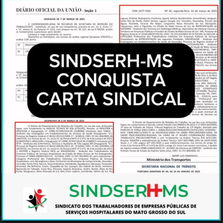 Conquista Carta Sindical