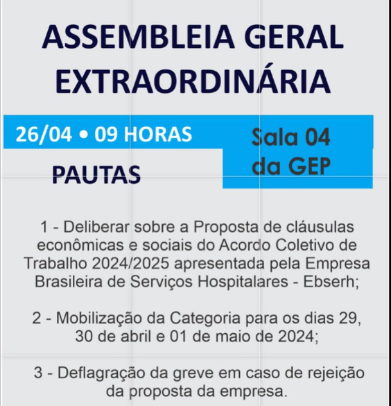 Assembleia  Extraordinária