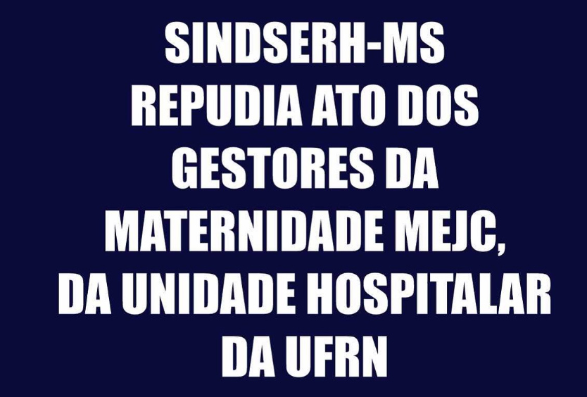NOTA DE REPÚDIO