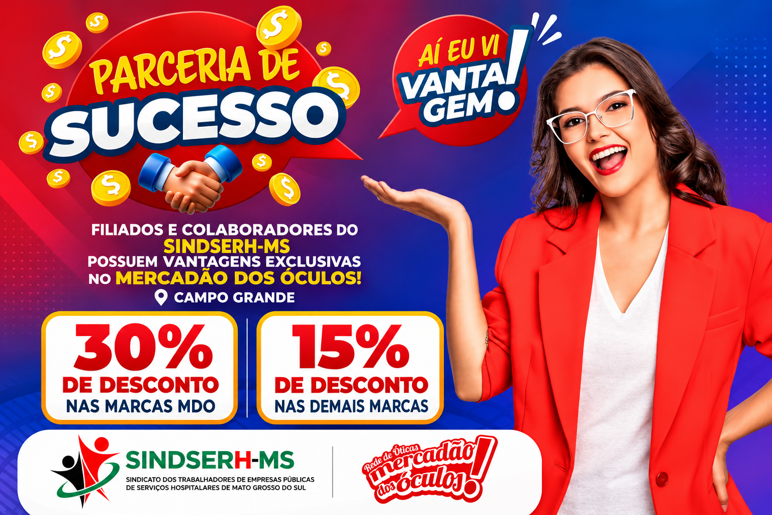 Mais um convênio conquistado pelo SINDSERH-MS!