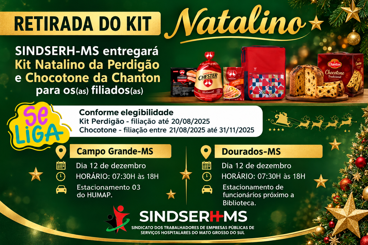 EVENTO DE NATAL SINDSERH-MS 2025
